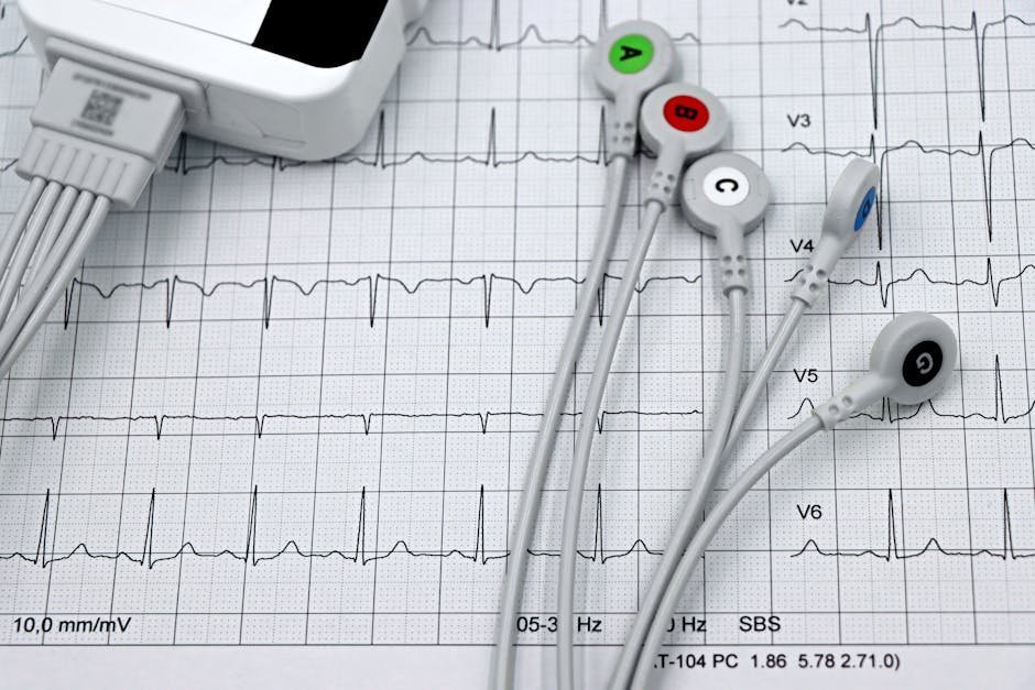Hospital monitoring room with cardiac telemetry equipment in eating disorder medical inpatient unit